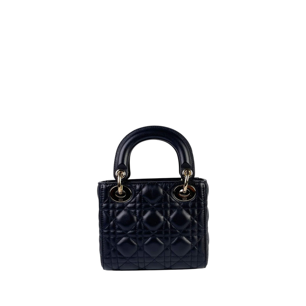 Lady Dior Mini Black GHW