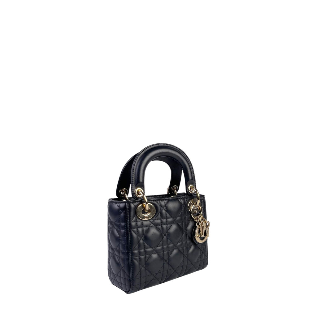 Lady Dior Mini Black GHW