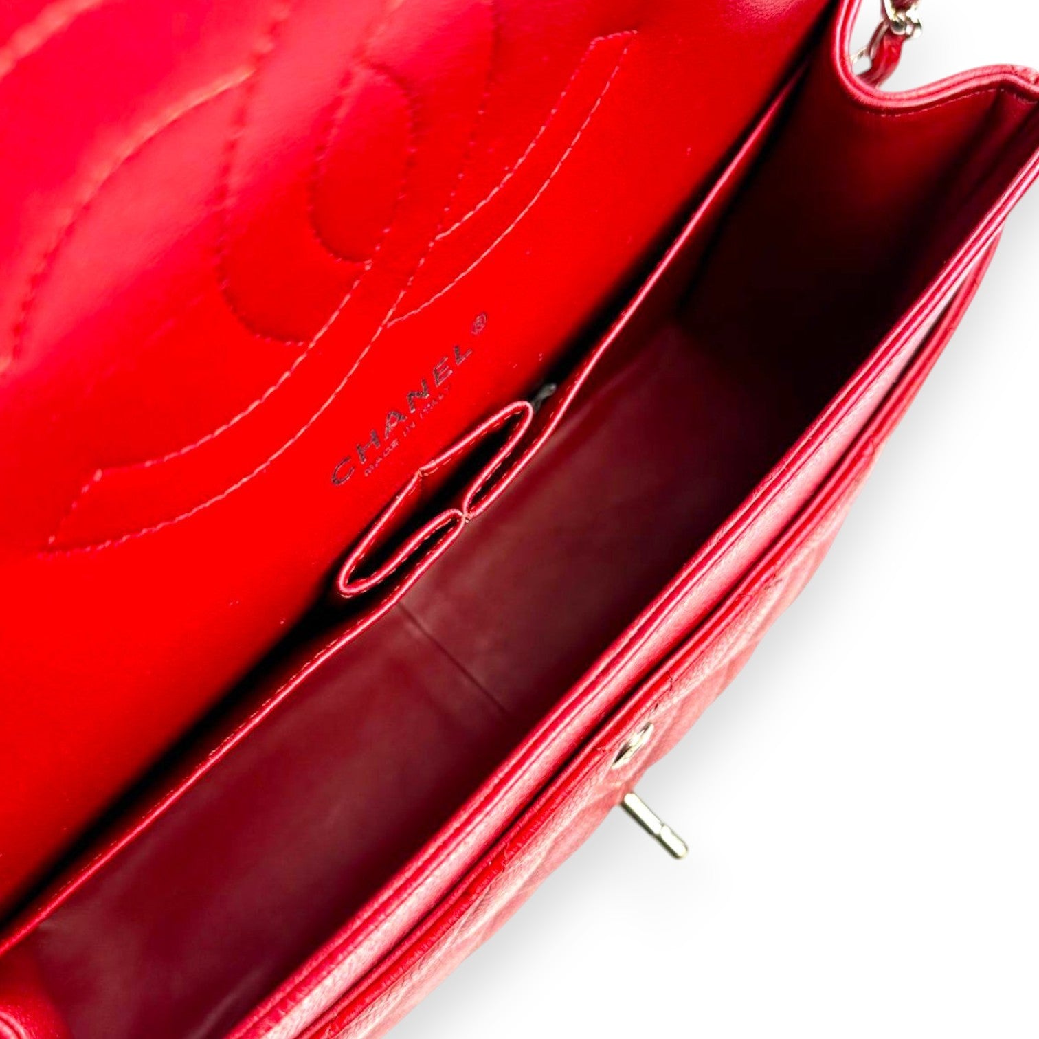 Chanel Classic Jumbo Red