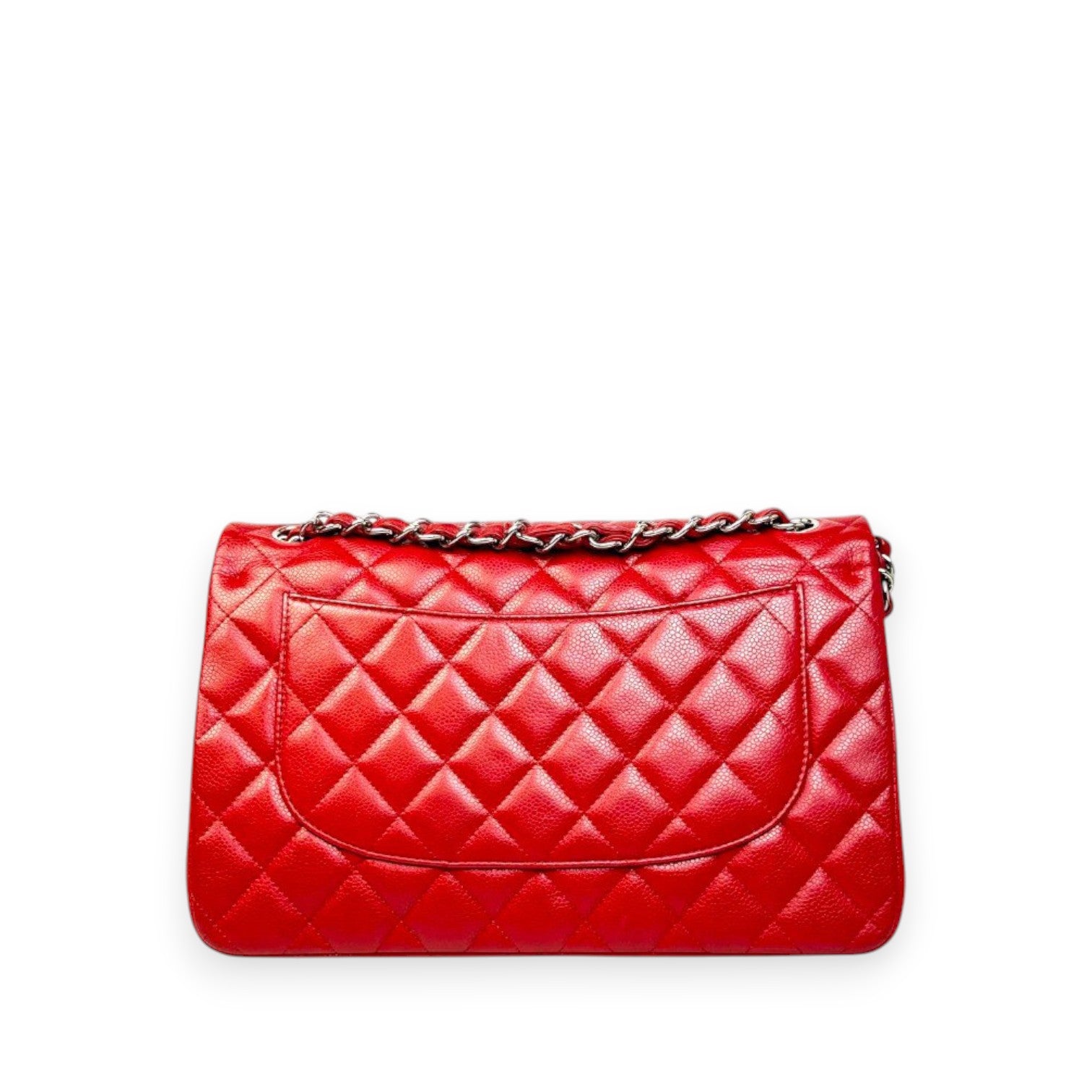 Chanel Classic Jumbo Red