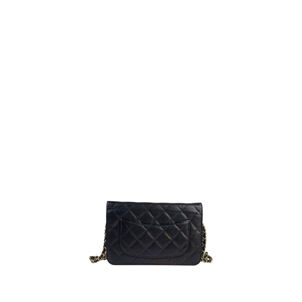 Chanel WOC Black GHW