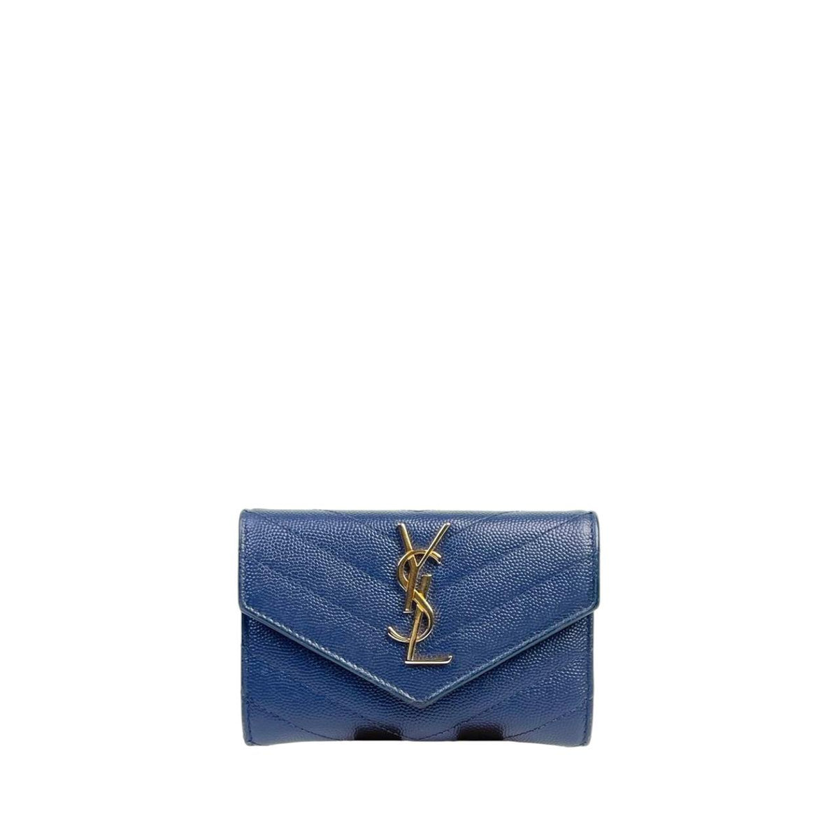 YSL Monogram Flap Wallet