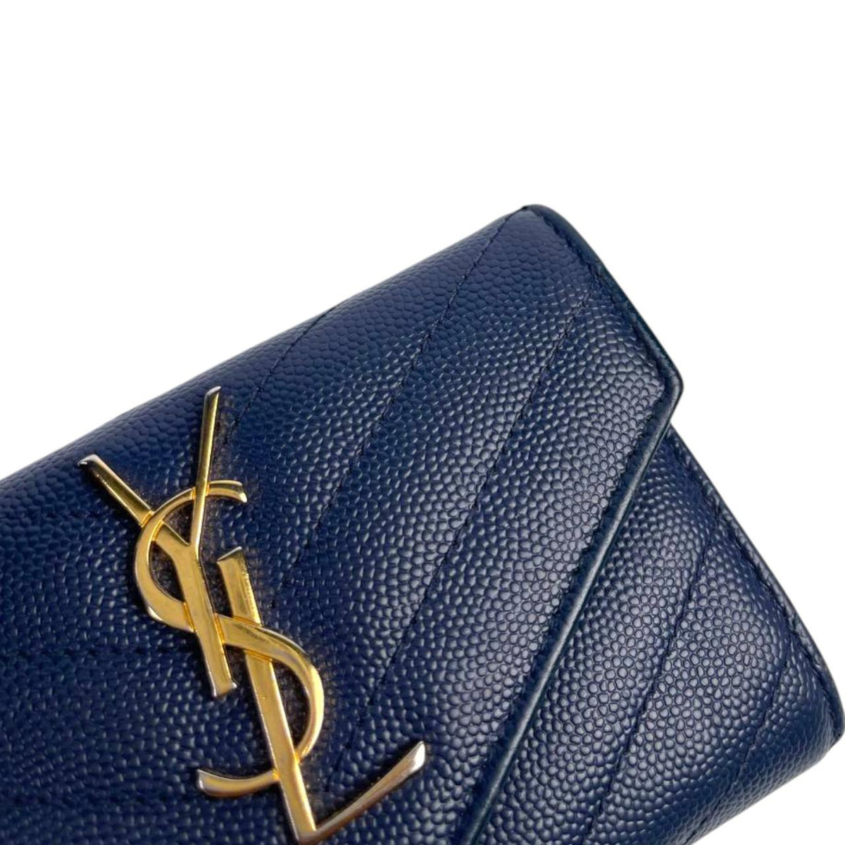 YSL Monogram Flap Wallet
