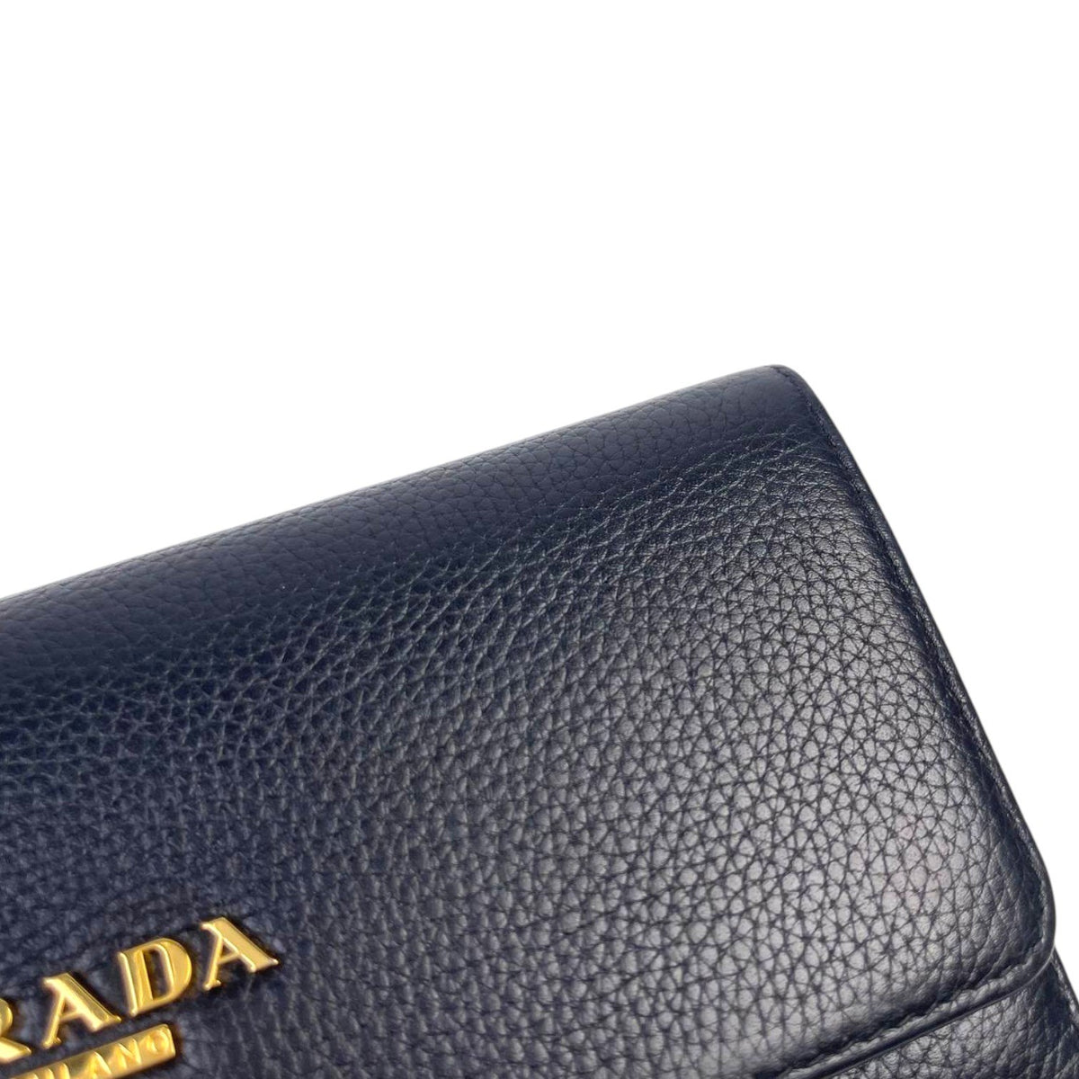 Prada Vitello Flap Wallet