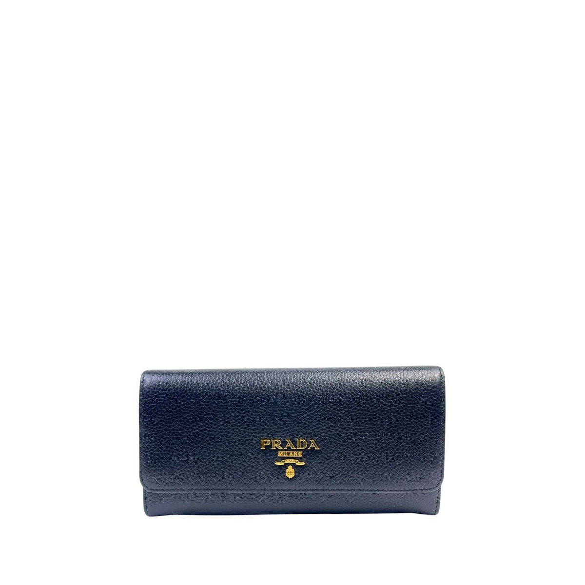 Prada Vitello Flap Wallet