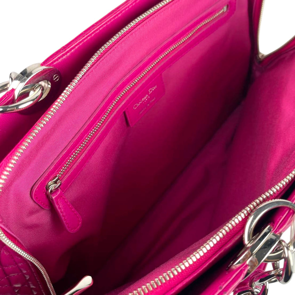 Dior Lady Dior Medium Pink Soft Cannage tote bag