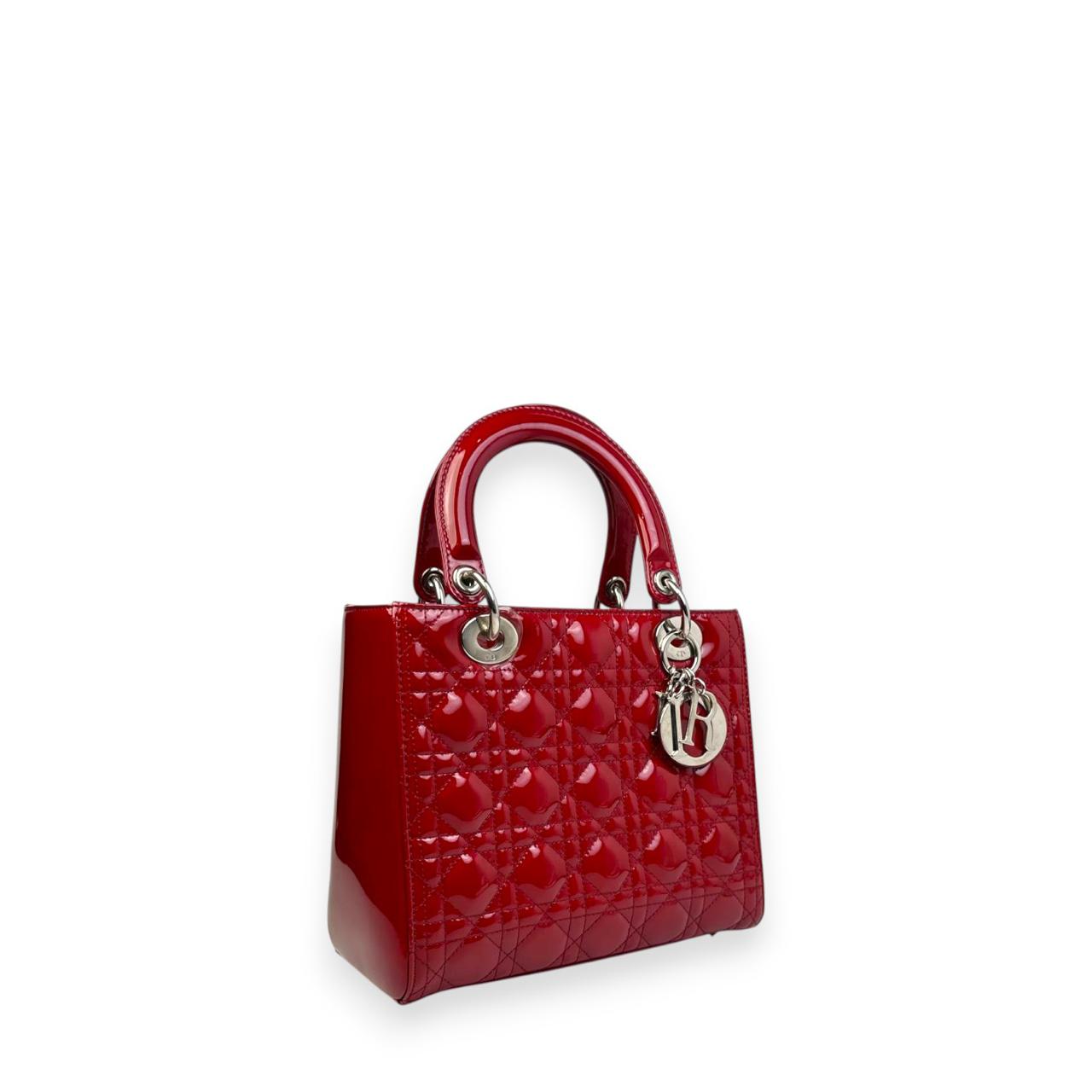 Dior Lady Dior Medium Patent