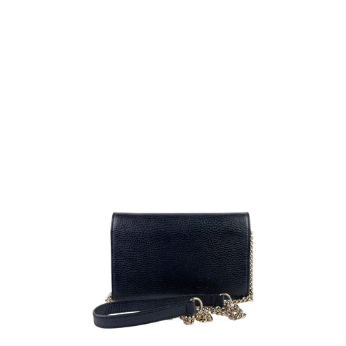 Gucci Interlocking G Leather Chain Wallet