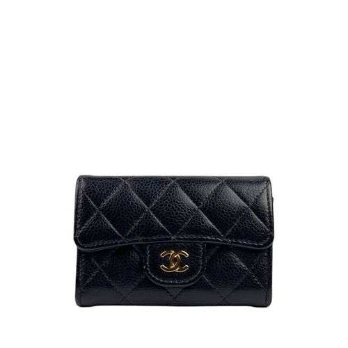 Chanel Card Case Black GHW
