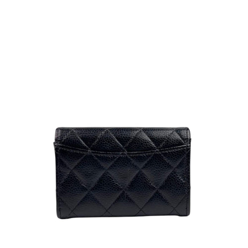 Chanel Card Case Black GHW