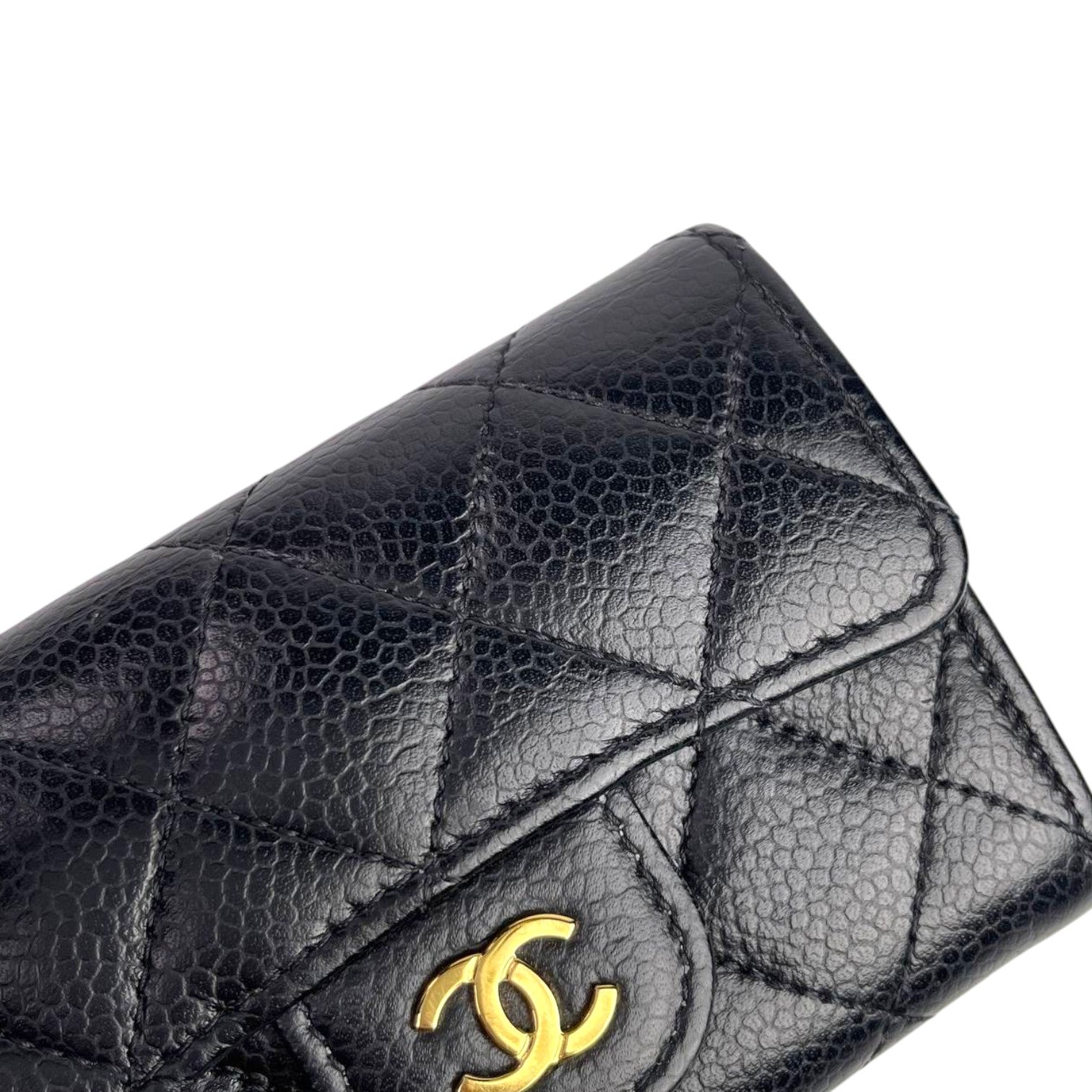 Chanel Card Case Black GHW