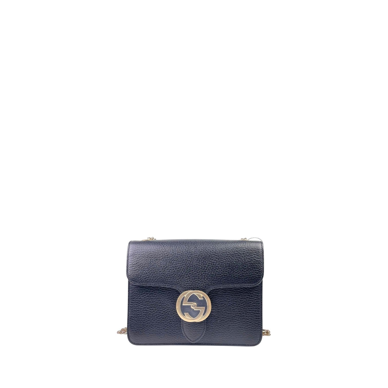 Gucci Interlocking Small Black Ghw