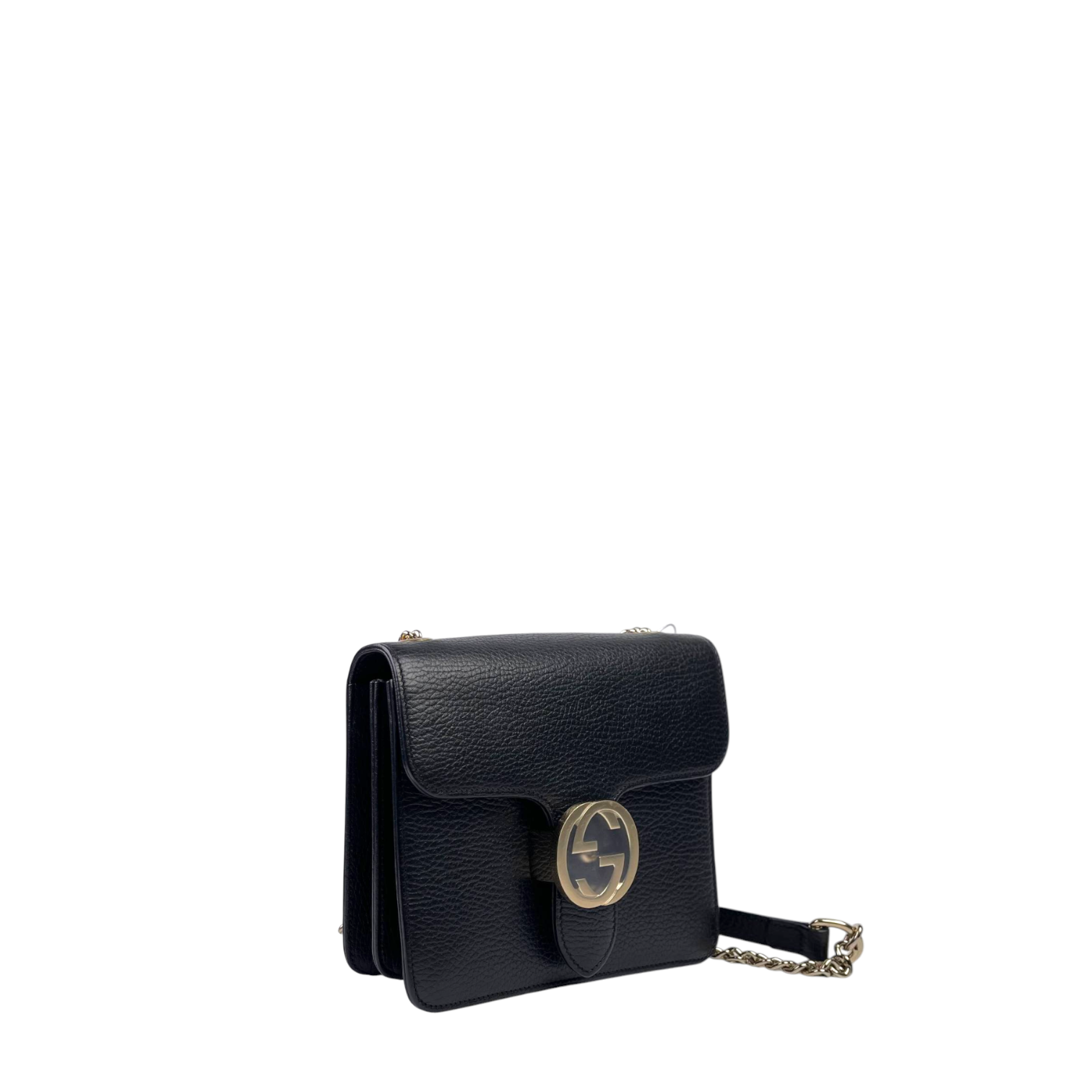 Gucci Interlocking Small Black Ghw