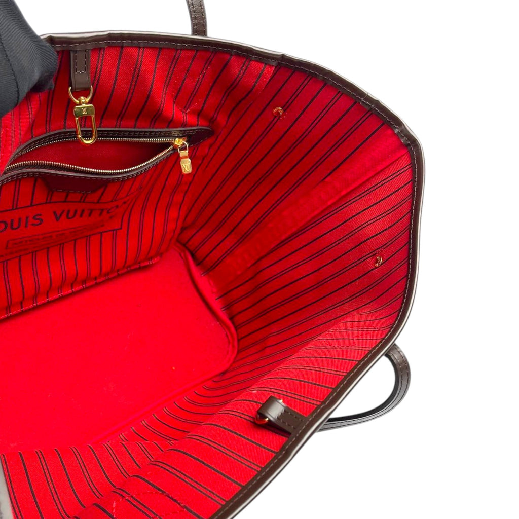 Iv neverfull damier red lining 2017