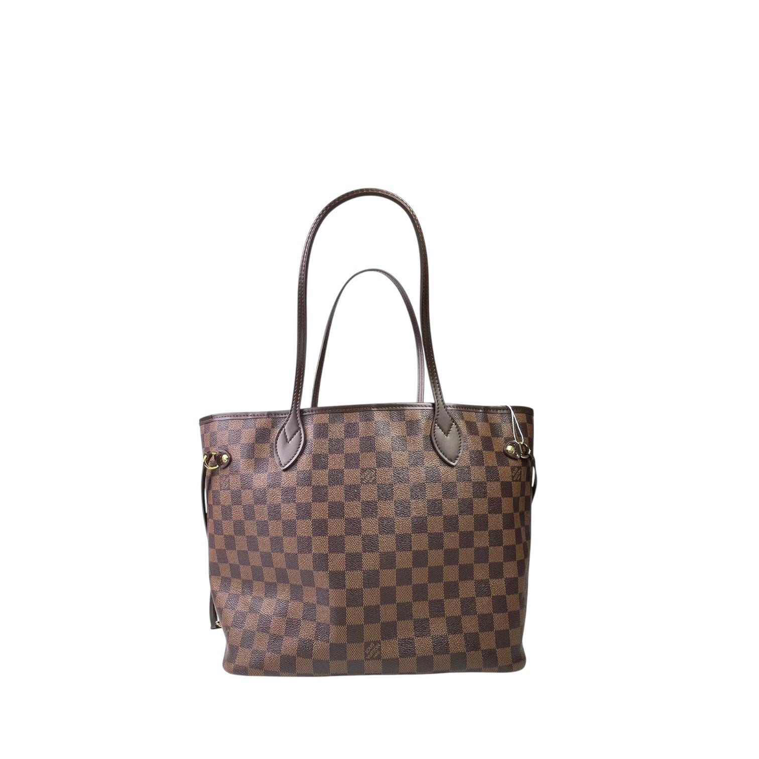 Iv neverfull mm damier ebene pink lining 2018