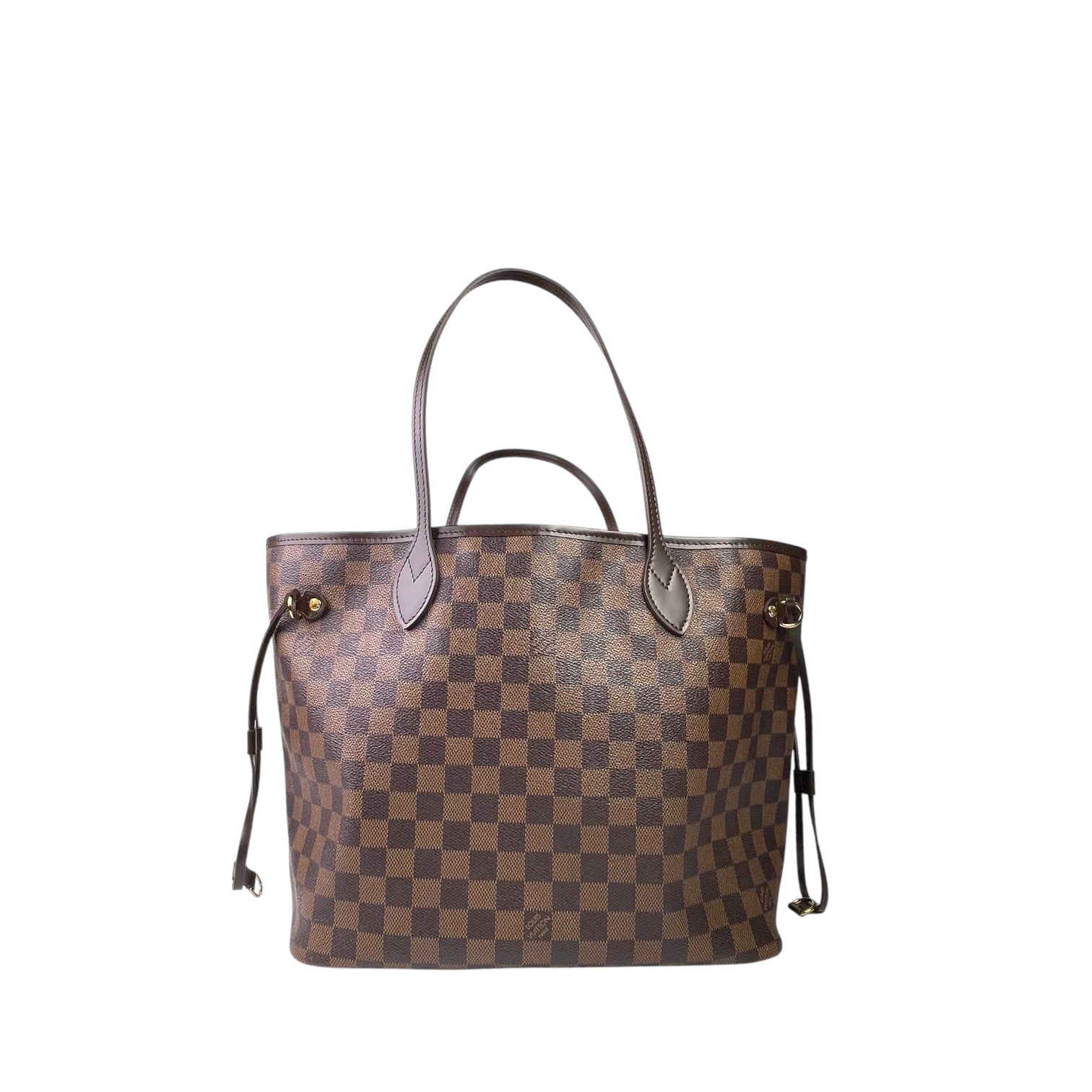 Iv neverfull mm damier ebene pink lining 2018
