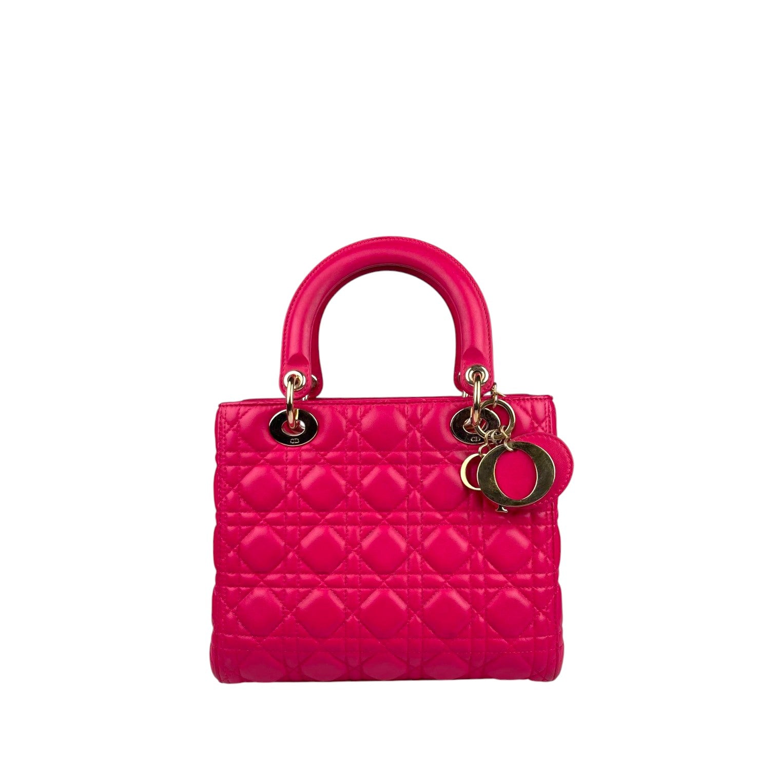Lady Dior Medium - Hot Pink