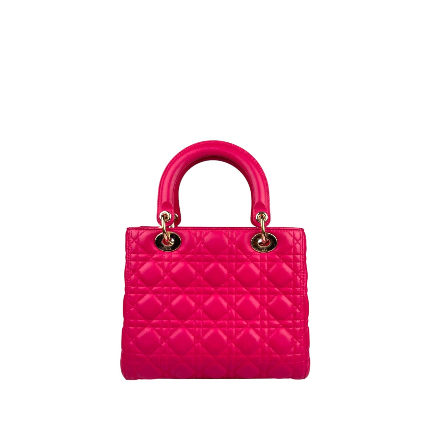 Lady Dior Medium - Hot Pink