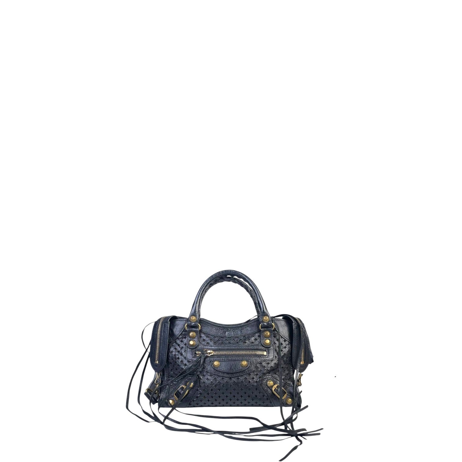 Balenciaga City Perforated Mini