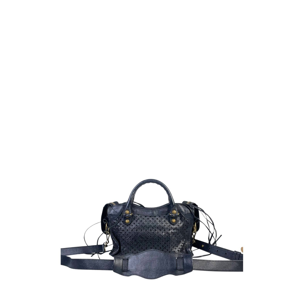 Balenciaga City Perforated Mini