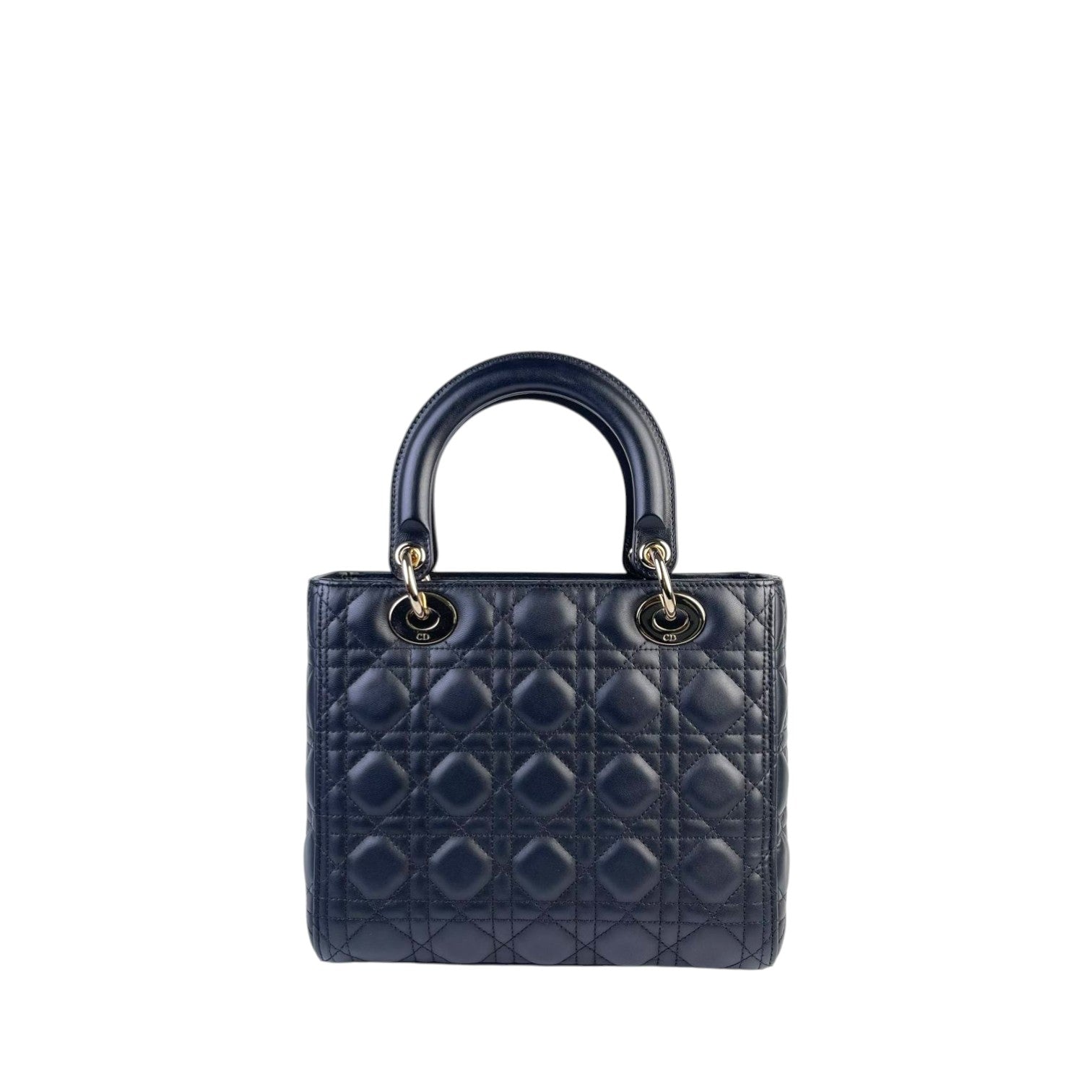 Lady Dior Medium Black GHW