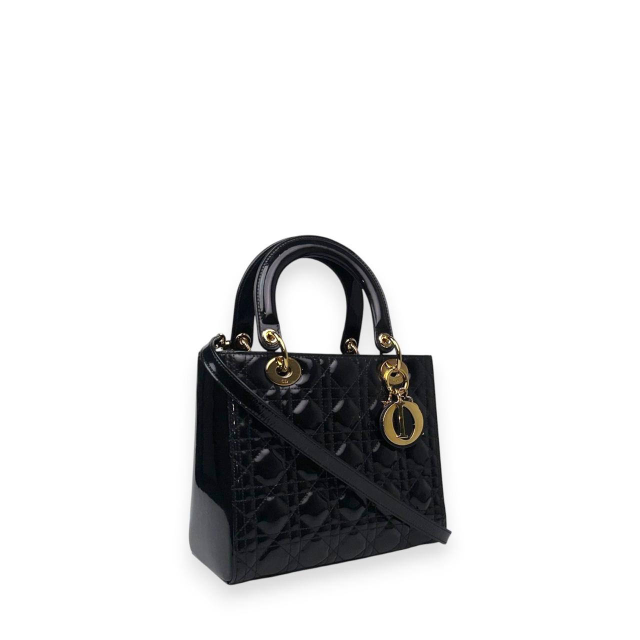 Lady Dior Patent GHW