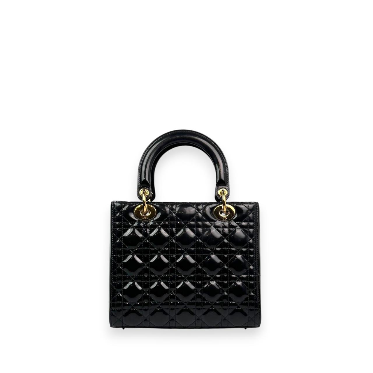 Lady Dior Patent GHW