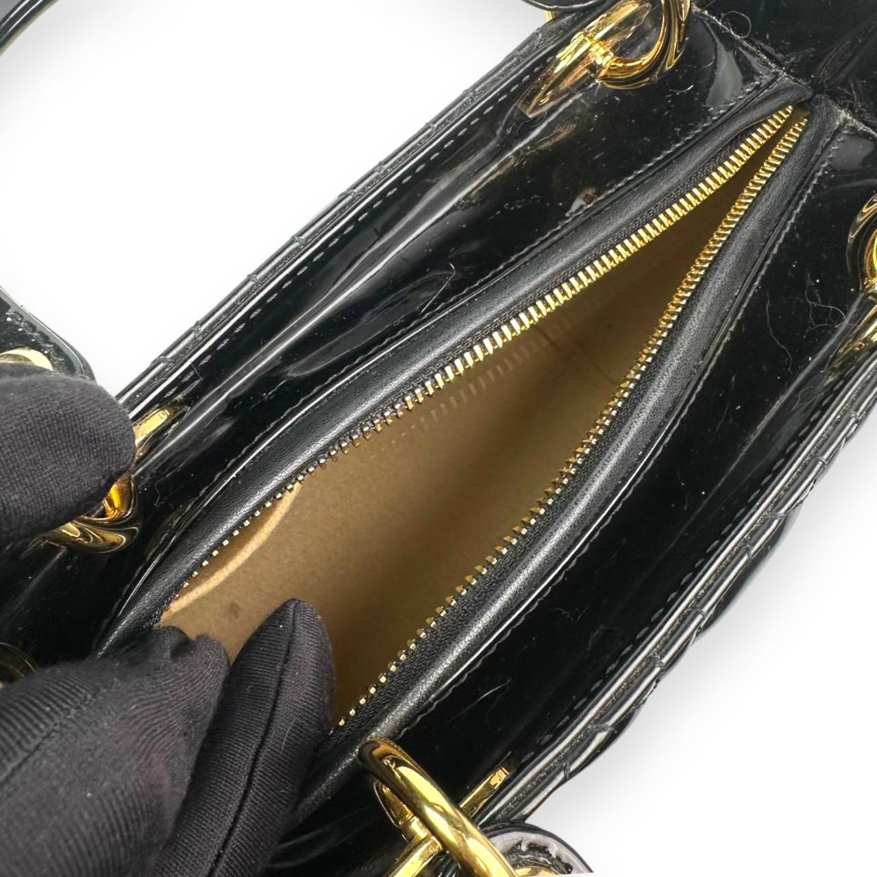 Lady Dior Patent GHW