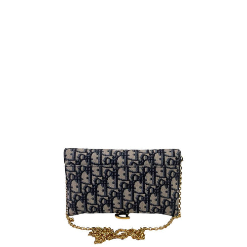 Dior Saddle WOC GHW Obqlique Jacquard
