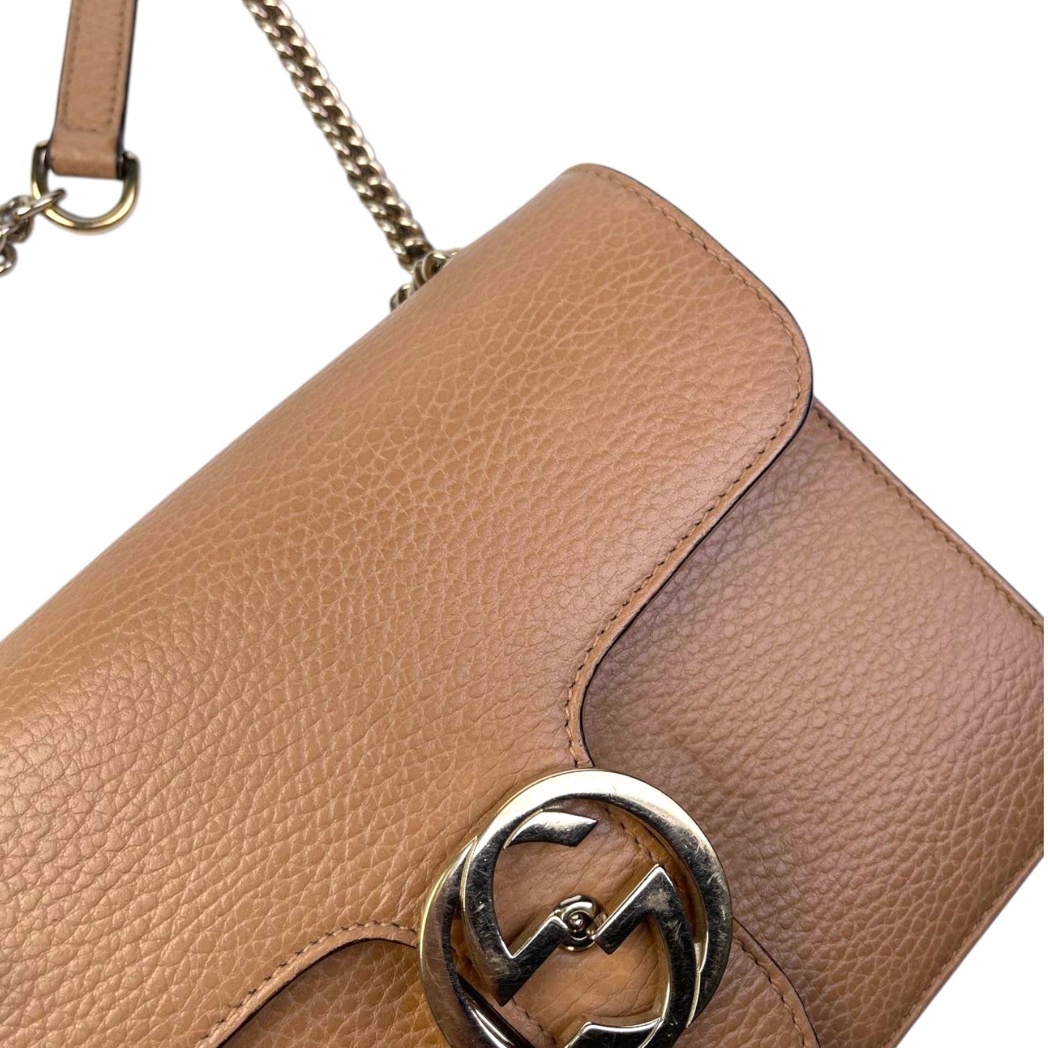 Gucci Interlocking Small Beige