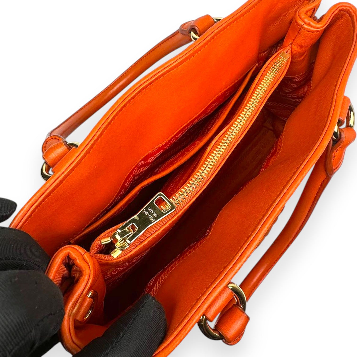 Prada Gaufre Orange