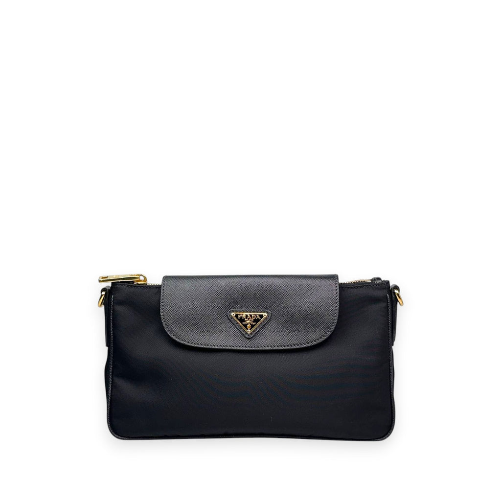 Prada Nylon Crossbody Black