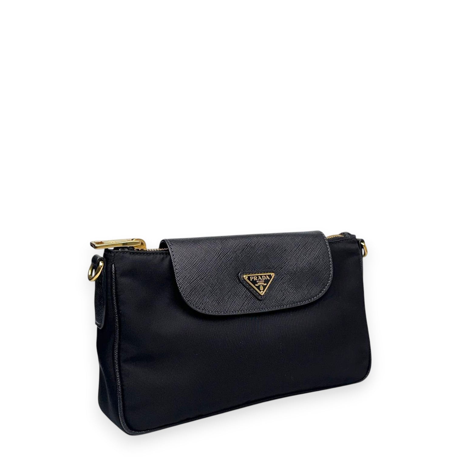 Prada Nylon Crossbody Black