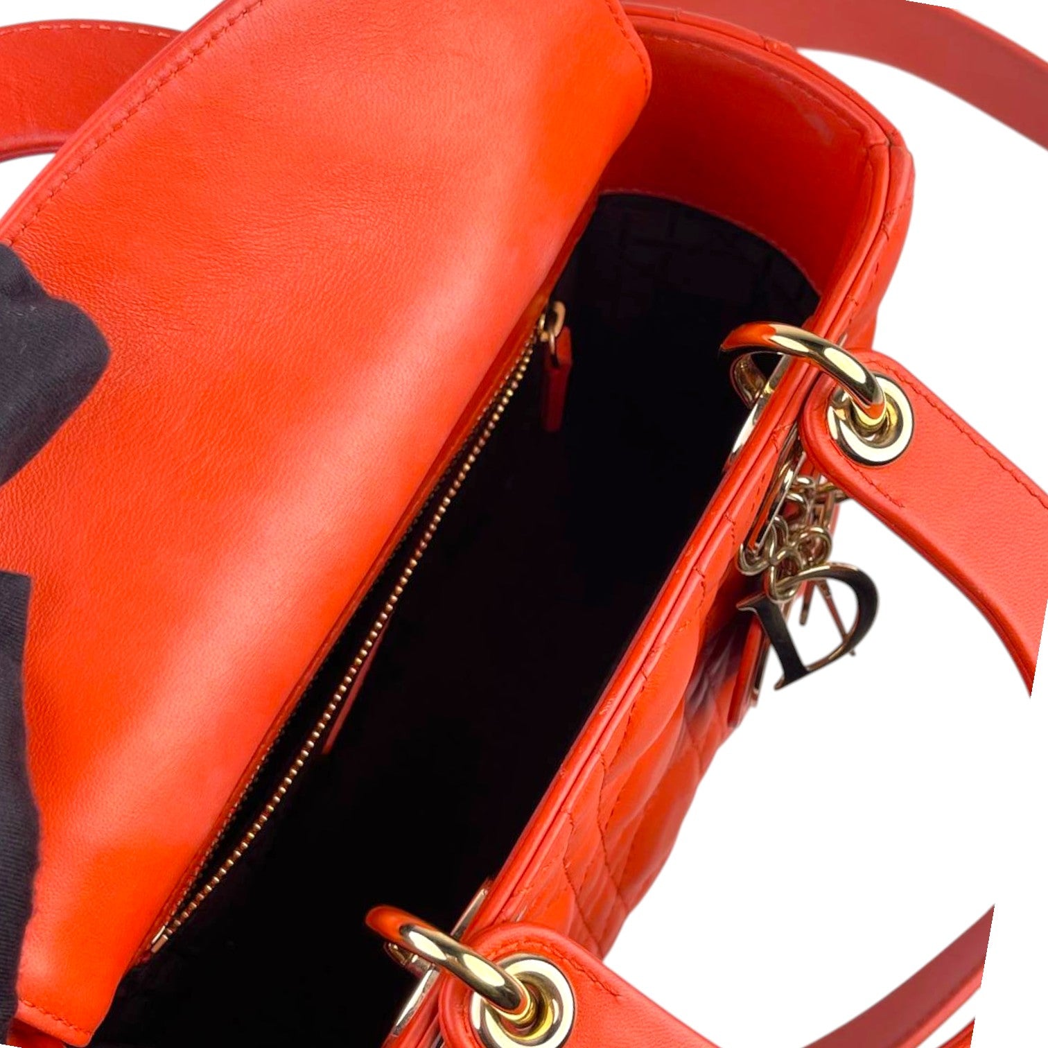 Lady Dior Orange - Small