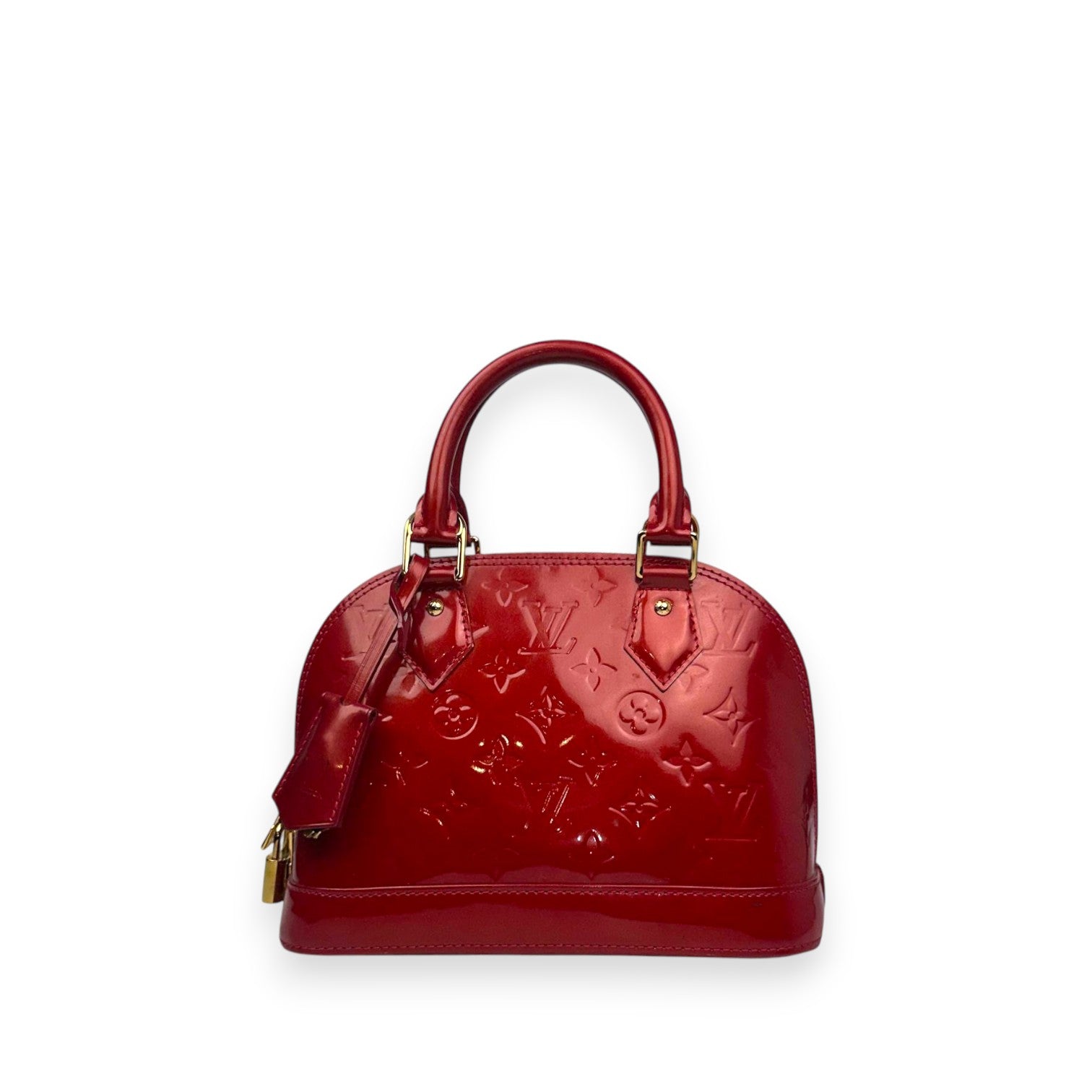 LV Alma BB Vernis Red