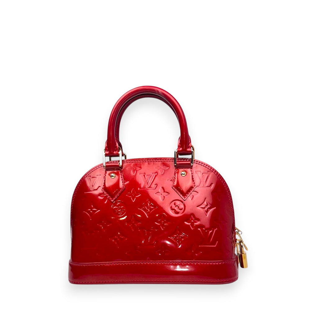 LV Alma BB Vernis Red