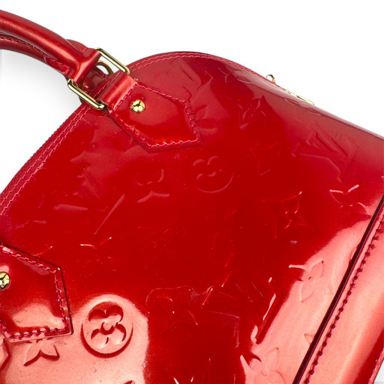 LV Alma BB Vernis Red