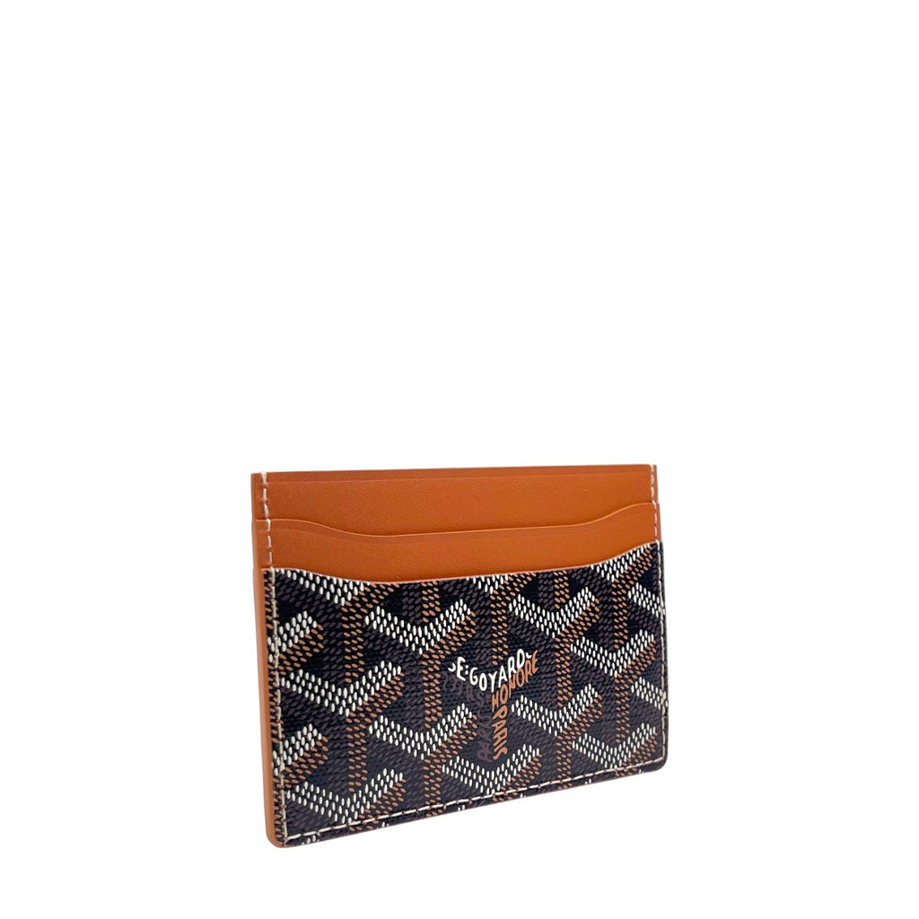 Goyard Card Holder Brown