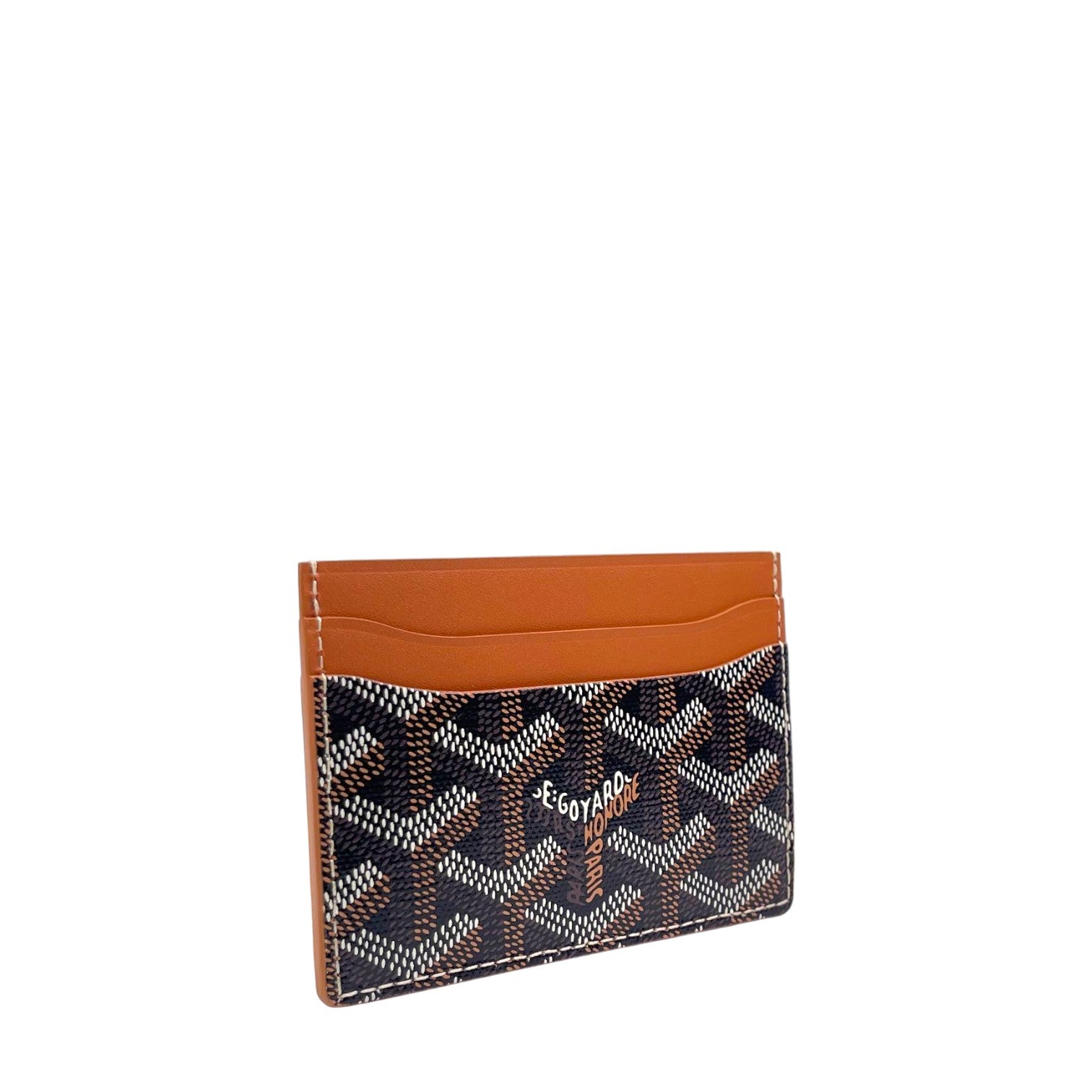 Goyard Card Holder Brown