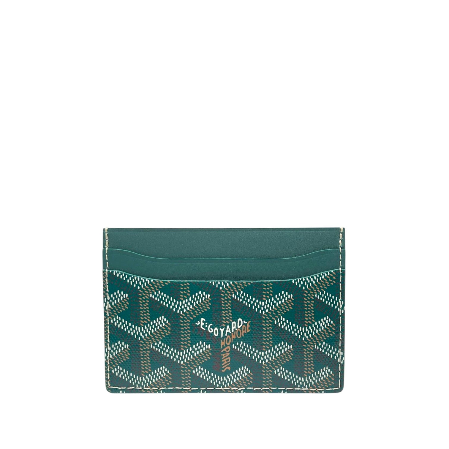 Goyard Card Holder Green