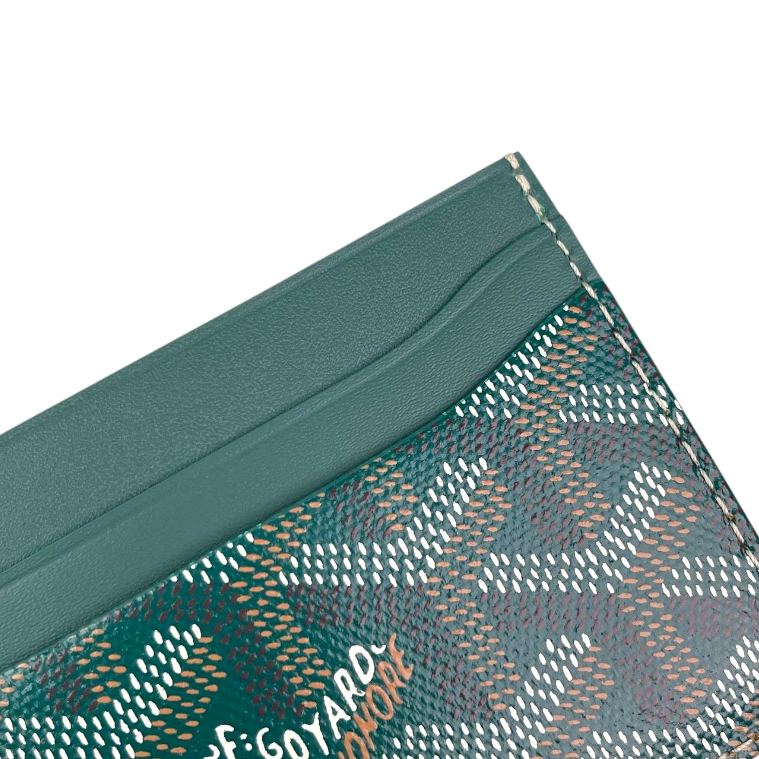 Goyard Card Holder Green