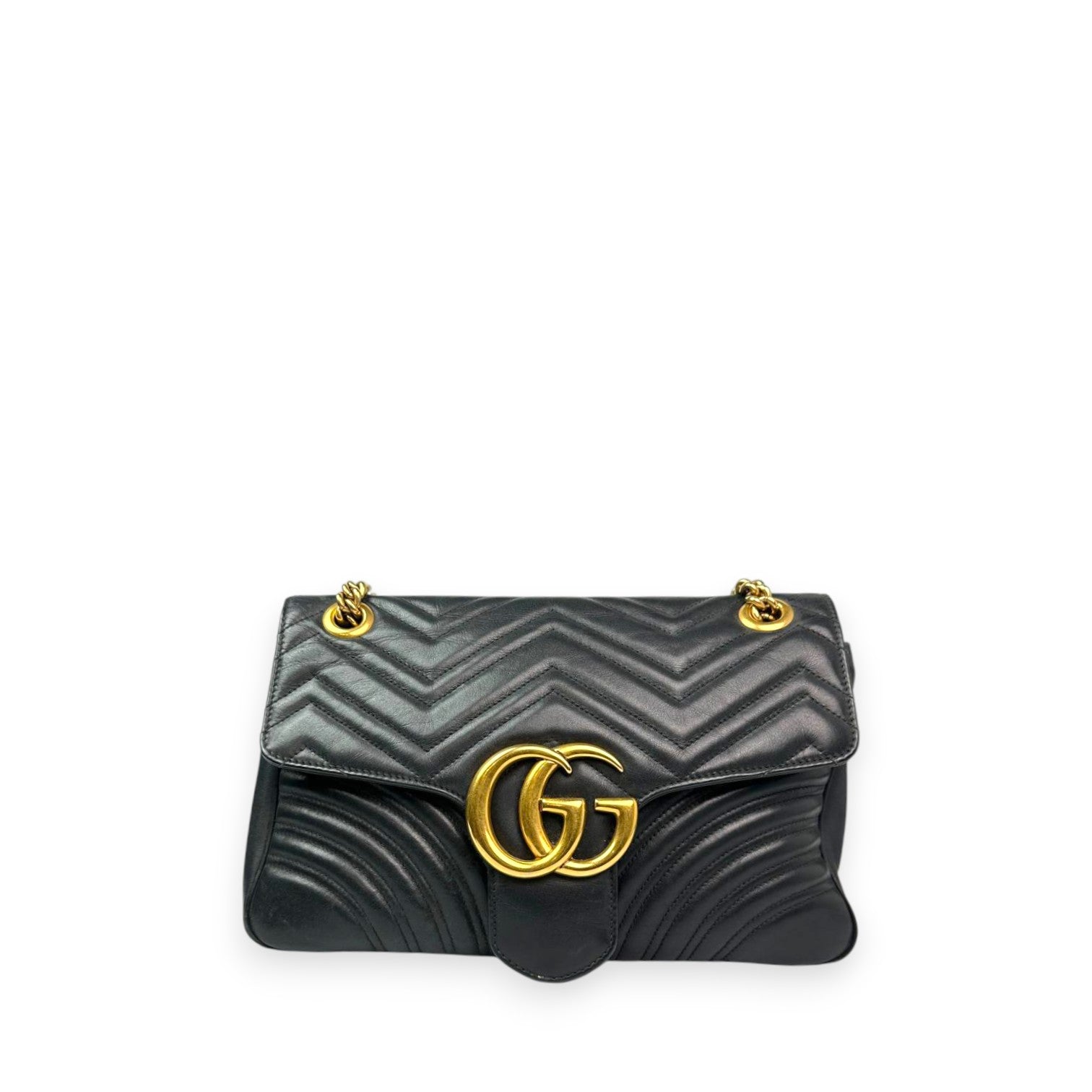 Gucci Marmont Medium Large GHW