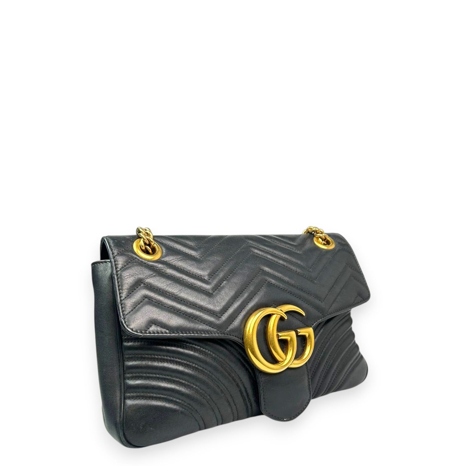 Gucci Marmont Medium Large GHW