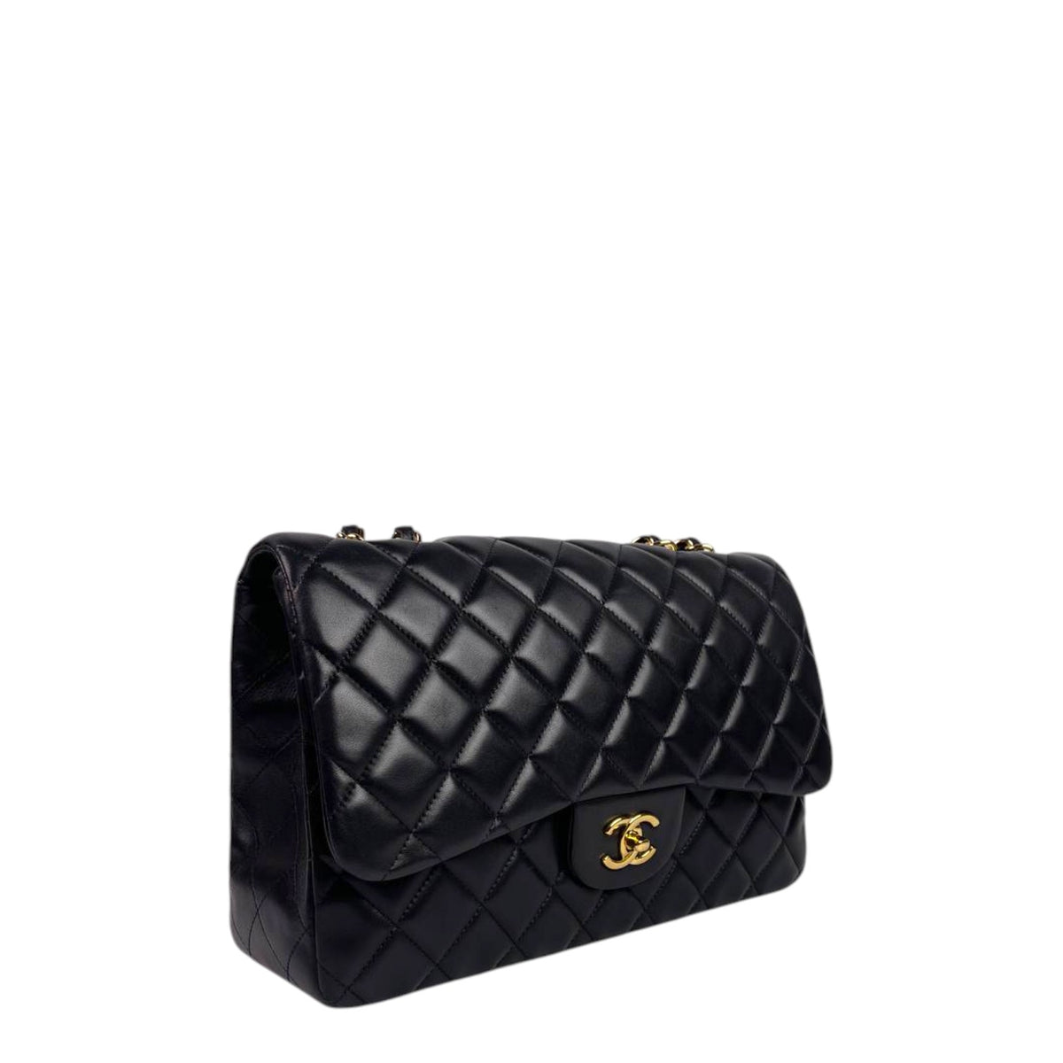 Chanel Classic Black Quilted Lambskin