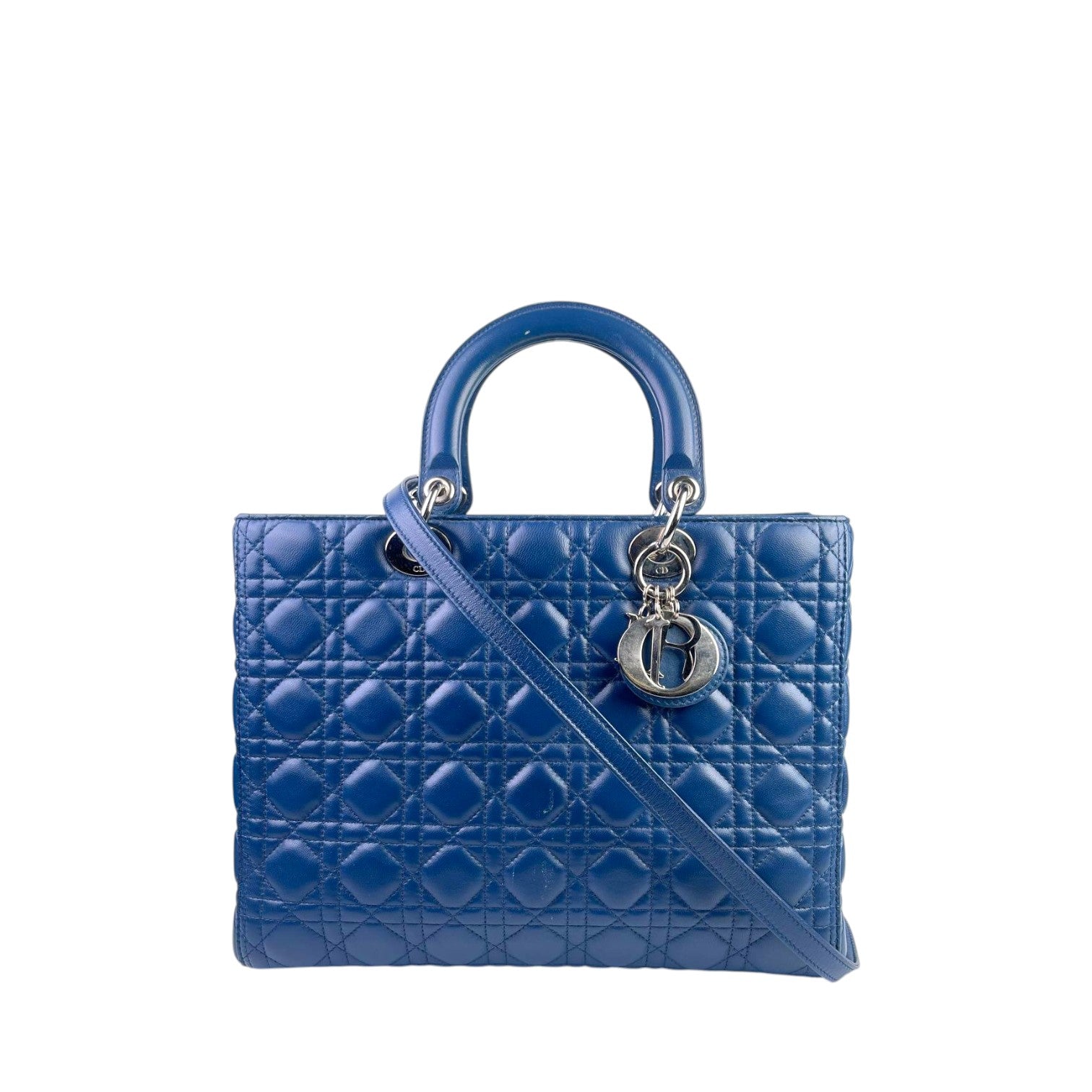 Lady Dior Large Blue