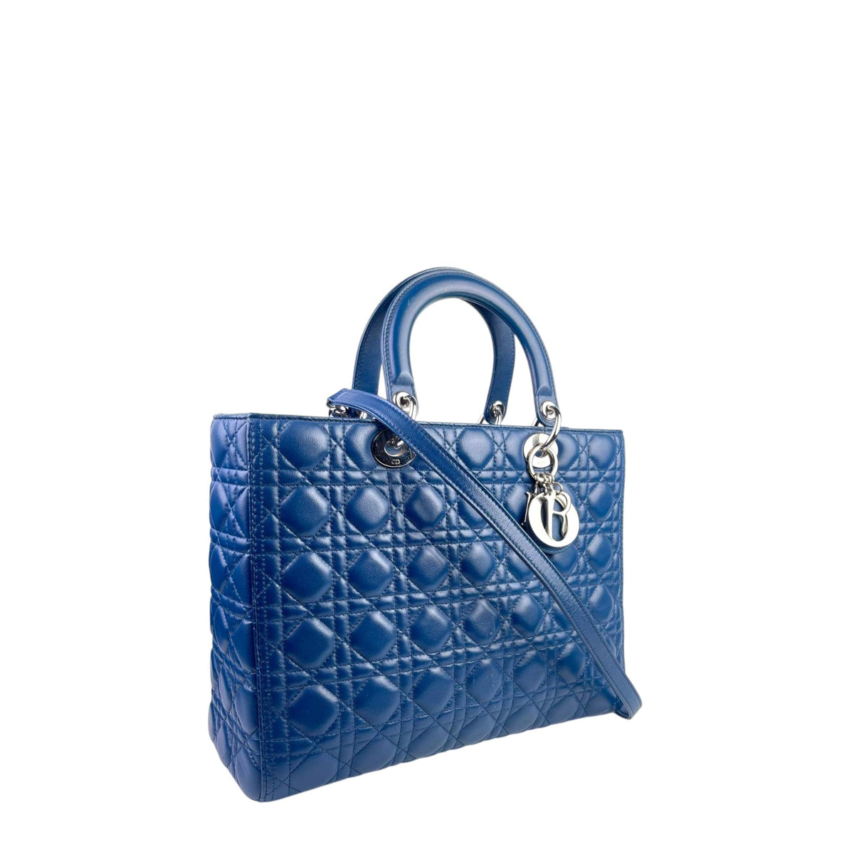 Lady Dior Large Blue