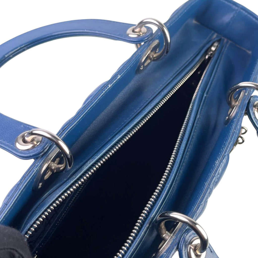 Lady Dior Large Blue
