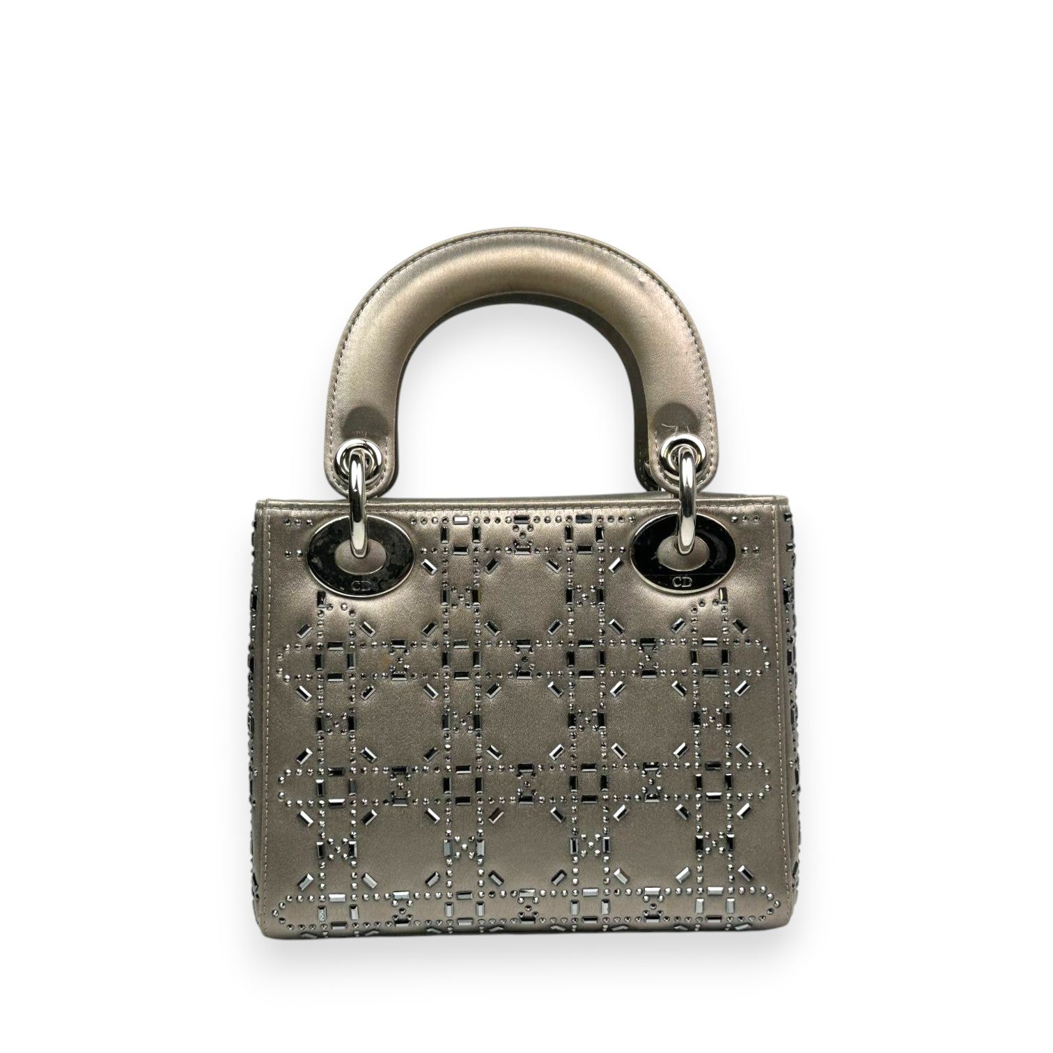Mini Lady Dior Crystal Cannage