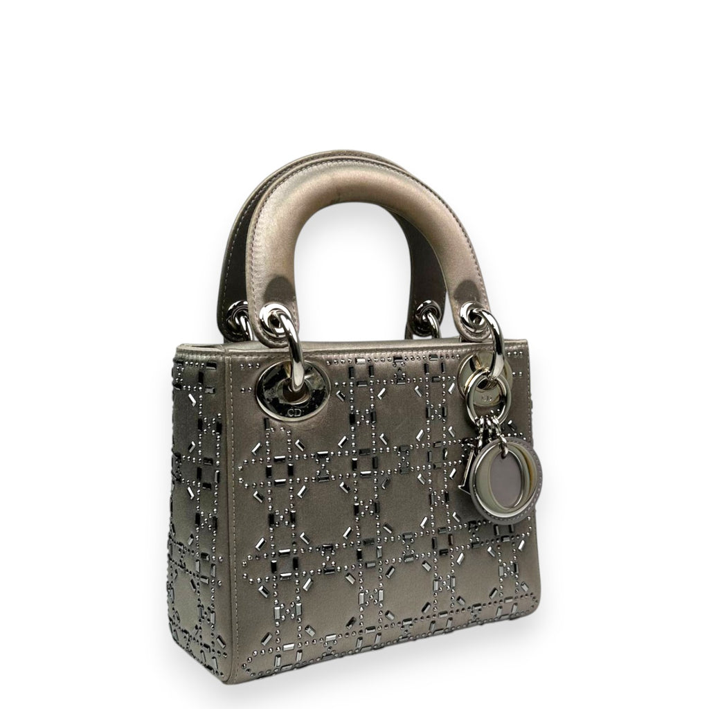 Mini Lady Dior Crystal Cannage