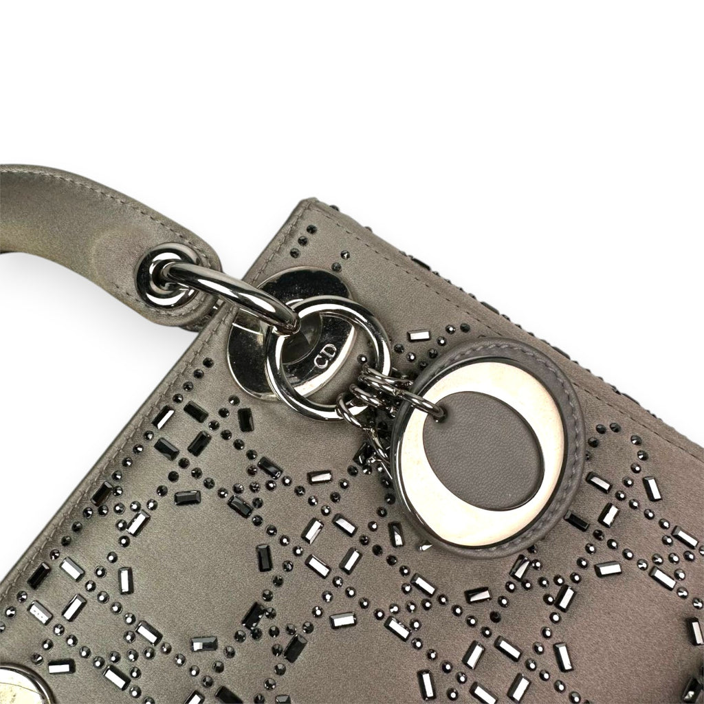 Mini Lady Dior Crystal Cannage